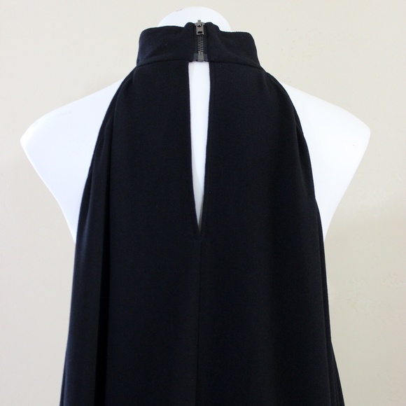 Gareth Pugh Asymmetric Crepe Halterneck Dress - Picture 6 of 8